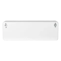 4 vakkenkast Zaha organic - MDF - wit - 20x60x15 cm