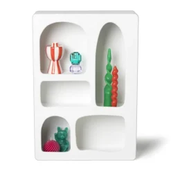 5 vakkenkast Zaha organic - MDF - 65x45x15 cm