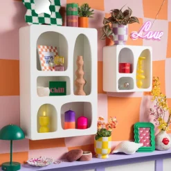 5 vakkenkast Zaha organic - MDF - 65x45x15 cm