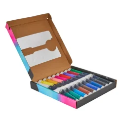 Acrylverf - 18 kleuren - 25x25x3 cm