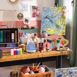 Acrylverf - 18 kleuren - 25x25x3 cm