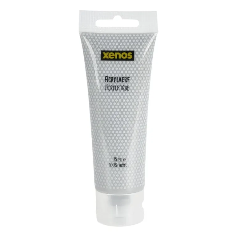 Acrylverf zilver - 75 ml