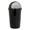 Afvalton bullit - 50 liter - zwart