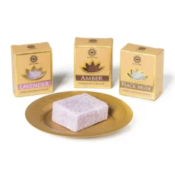 Amberblokje - lavendel