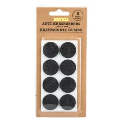 Anti-krasrubbers -zwart - set van 8