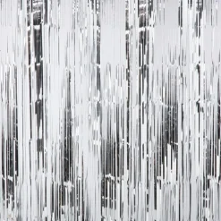 Backdrop - zilverkleurig - 180x200 cm