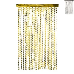 Backdrop slinger met sterren - 200x120 cm - diverse varianten