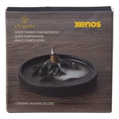 Backflow wierook brander - grijs - ø11x5 cm