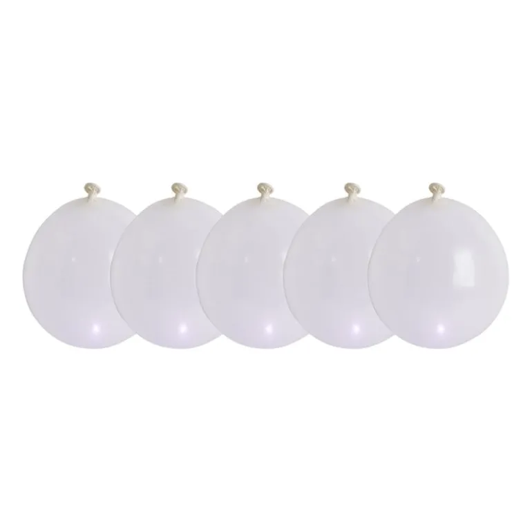 Ballon LED - wit - 5 stuks
