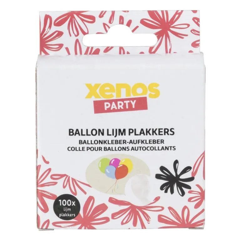 Ballon lijm plakkers - set van 100