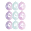 Ballon unicorn - 9 stuks