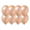 Ballonnen metallic - rose goud - set van 8