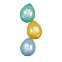 Ballonnen zeemeermin - set van 6