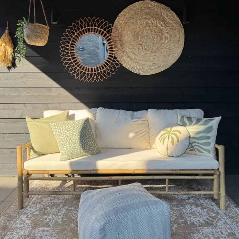 Bamboe bank Padang - 3-zits - 80x180x70 cm