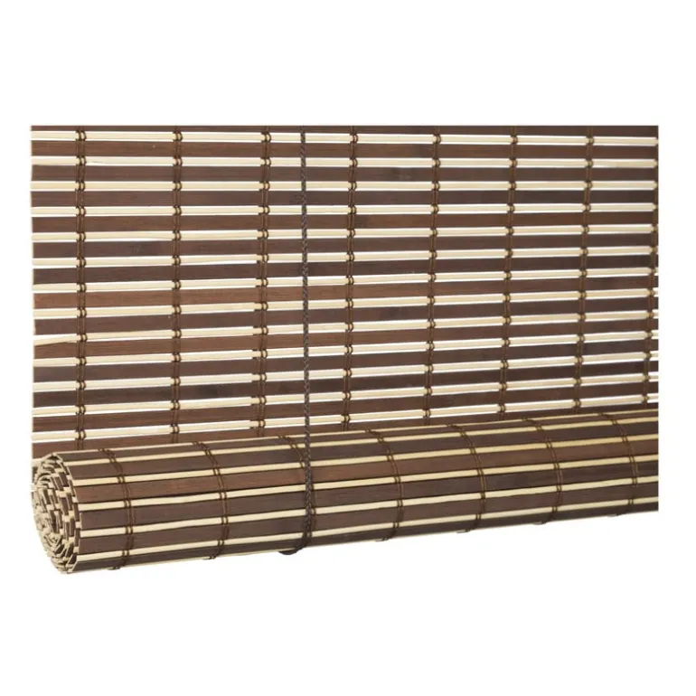 Bamboe rolgordijn - bruin - 90x180 cm
