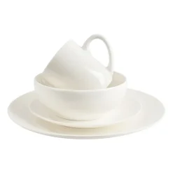 Basic dinerbord rond - wit - Ø26.5 cm