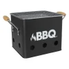 Bbq kubus - mini barbecue - 27.5x17x15.5 cm