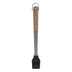 BBQ kwast - RVS, hout en siliconen - 31.5 cm