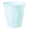 Beker facet - blauw - 250 ml