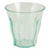 Beker met facetten - groen - 250 ml