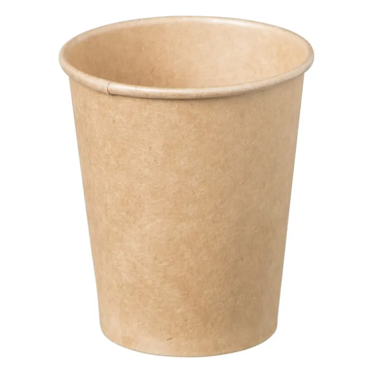 Bekers kraft papier - set van 10