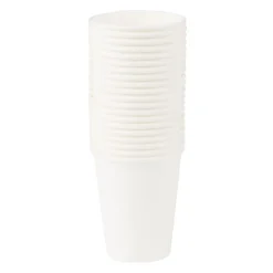 Bekertjes - wit - set van 20