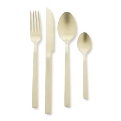 Bestekset - champagnekleur - 16-delig - 4 persoons