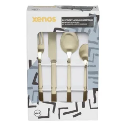 Bestekset - champagnekleur - 16-delig - 4 persoons