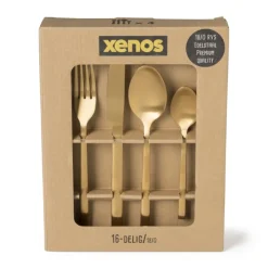 Bestekset - goudkleurig - 16-delig