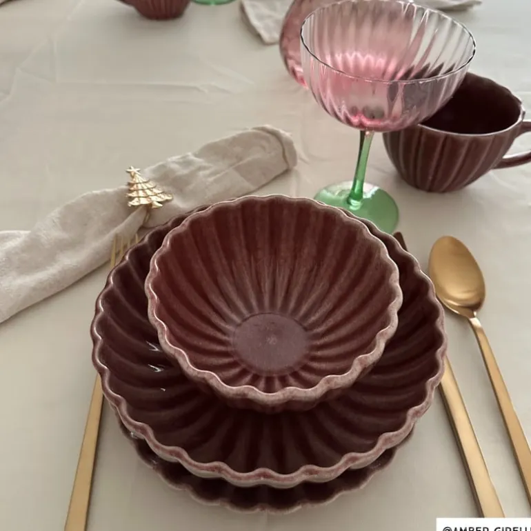 Bestekset - goudkleurig - 16-delig