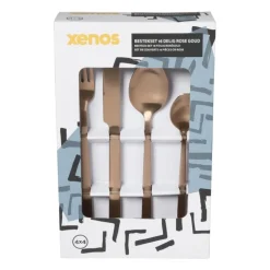 Bestekset - rose goud - 16-delig - 4 persoons