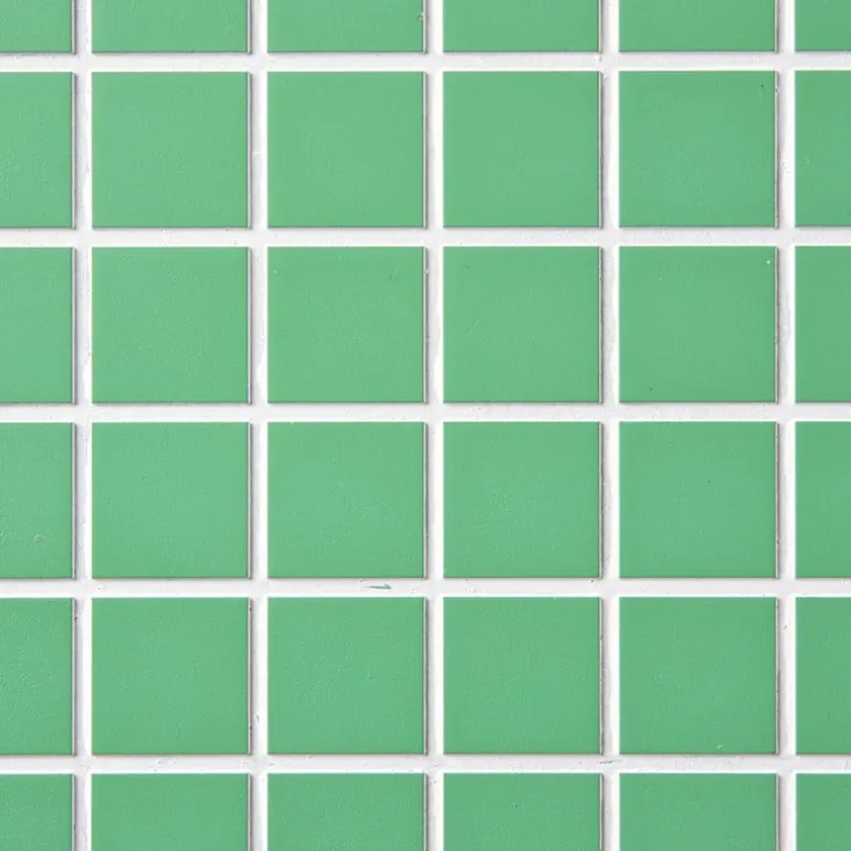 Bijzettafel checks - groen - 48x48x32 cm