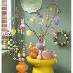 Bijzettafel conisch - geel - ø50x40