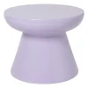 Bijzettafel conisch - lila - ø50x40