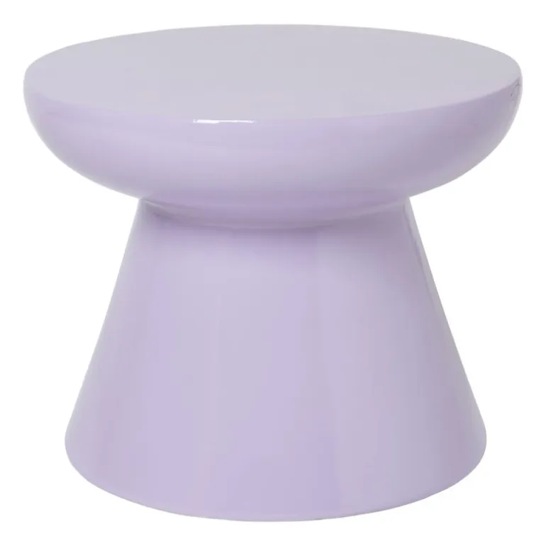 Bijzettafel conisch - lila - ø50x40