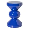 Bijzettafel diabolo - blauw - ø33x50 cm