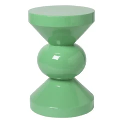 Bijzettafel diabolo - groen - ø33x50 cm