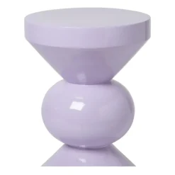 Bijzettafel diabolo - lila - ø33x50 cm