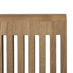 Bijzettafel Japandi groot - bruin - 40x42x35 cm