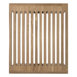 Bijzettafel Japandi groot - bruin - 40x42x35 cm