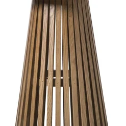 Bijzettafel Japandi rond - bruin - ø40x50 cm