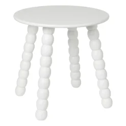 Bijzettafel Julia - wit - ø40x40 cm