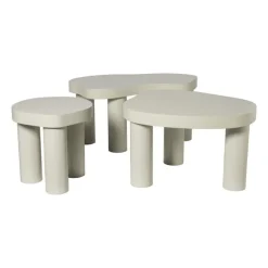 Bijzettafel Karlstad klein - ø40x40 cm - grijs