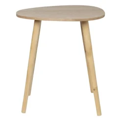 Bijzettafel lund ovaal klein - naturel - 50x38x45 cm