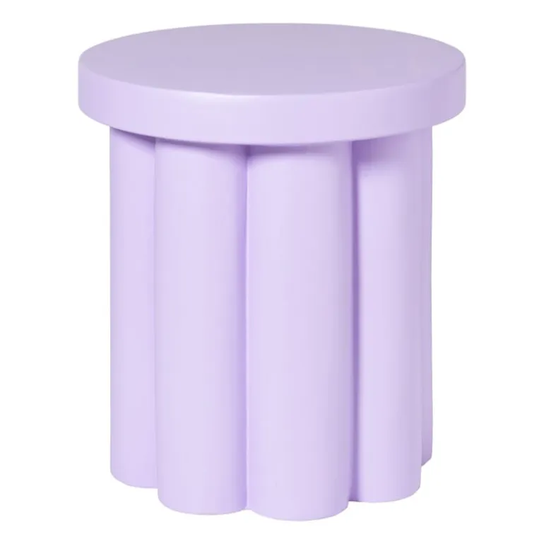 Bijzettafel Malmo - lila - ø40x45 cm