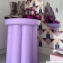 Bijzettafel Malmo - lila - ø40x45 cm