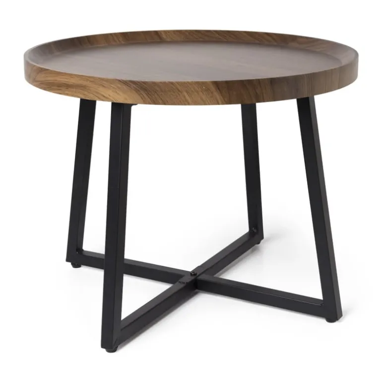 Bijzettafel Max - MDF/metaal - ø50x39 cm