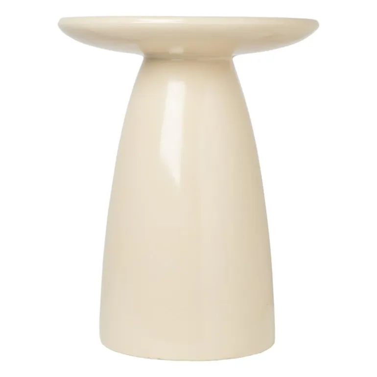 Bijzettafel Paris - beige - ø36x46 cm