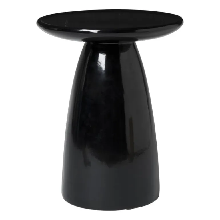 Bijzettafel Paris - zwart - ø36x46 cm