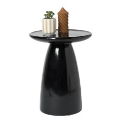 Bijzettafel Paris - zwart - ø36x46 cm